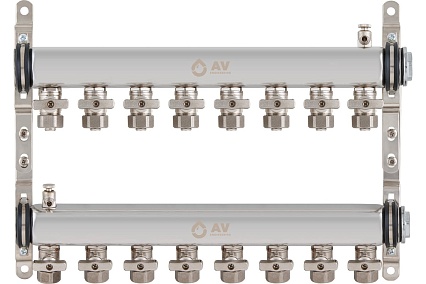 Коллекторная группа AV Engineering AVE134, 8 выходов AVE13400108