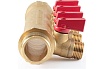 Коллектор с шаровыми кранами PROFACTOR в/н 1" х 4 вых 1/2"нар PF MV 265.4