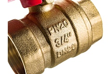 Шаровой кран ProfEco 3/4 ВР-ВР, муфтовый, бабочка, Ду20, Ру20 11Б27п1 PE-34FFB
