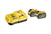 Зарядное устройство DeWalt DCB118 + аккумуляторы 9Ач DCB547 DCB118X2-QW