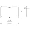 Полотенцедержатель Emco Flow 2755 001 00 хром