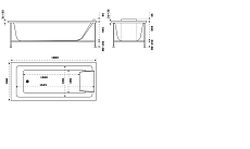 Фронтальная панель для ванны Jacob Delafon Sofa 180x80