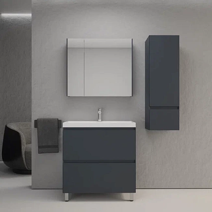 Тумба с раковиной Style Line Манхэттен 80 см напольная