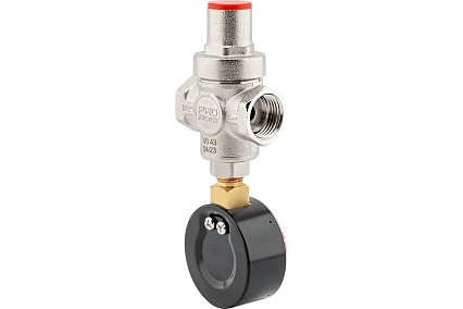 Редуктор давления PROFACTOR поршневой, c манометром 1/2" PF PRV 251.15G