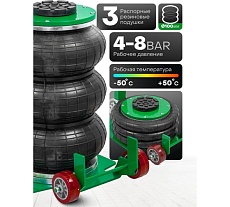 Подкатной пневматический домкрат Rockforce 3 т RF-TRA1812(59732)