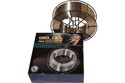 Проволока сварочная MIG AlMg-5 (ER5356) 1.0 мм, 2 кг, D200 WELDO X7600