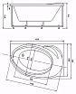 Акриловая ванна Aquatek Бетта 160х97 L/R