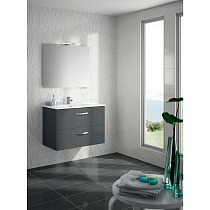 Мебель для ванной Jacob Delafon Ola 60 см, серый антрацит