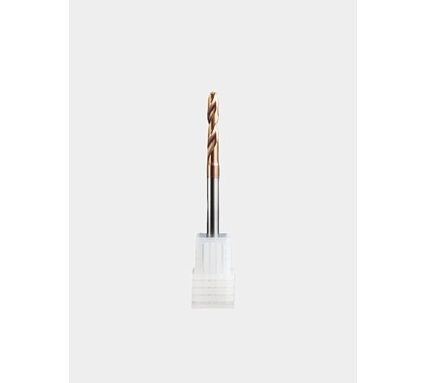 Сверло твердосплавное ц/х РОСИНСТРУМЕНТ 3.5x4х20x62 3D без подачи СОЖ TiSiN 335042062