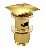 Донный клапан WasserKRAFT Aisch A165 с переливом, матовое золото
