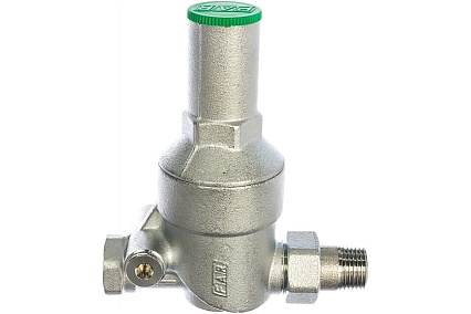 Редуктор хром. FAR 1/2" (ВР-НР), с манометром + EPDM прокладка FD 8722 12 — 2 шт. FA 2835 1287