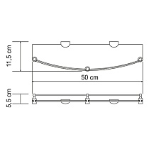 Полка WasserKRAFT Kammel K-8344