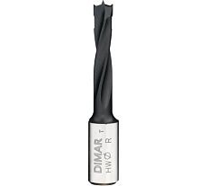 Сверло присадочное глухое правое 4 флейты 7x30 мм, L57.5. хвостовик 10x20 мм Dimar 2014117