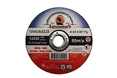 Круг отрезной по металлу MEDIUM LINE 125x0.8x22.23 мм, 1 шт АбразивкинЪ 555125081