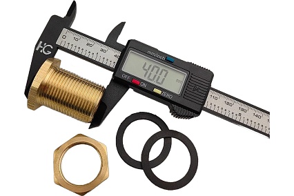 Штуцер для врезки в бочку HG 3/4" НР 1897803