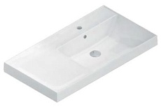 Раковина Kerama Marazzi Cubo CU.wb.90Rh 90 см, чаша справа