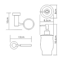 Дозатор жидкого мыла WasserKRAFT K-24299