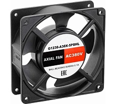 Осевой вентилятор SILART 120x120x38, 380 VAC, подшипник качения G1238-A38X-5PBHL