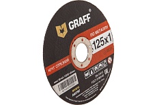 Круг отрезной по металлу (10 шт; 125x1.0x22.23 мм) GRAFF GADM 125 10 10