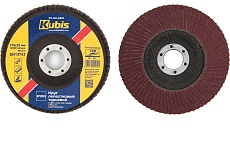 Круг лепестковый торцевой конический Т29 Р100, 125х22 мм KUBIS 07-00-2910