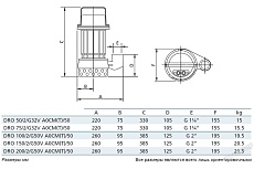 Погружной дренажный насос ZENIT DRO 200/2/G50V AOCM-E 44822