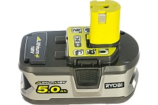 Набор Ryobi ONE+ RC18150-250 5133004422 аккумулятор (18 В; 5.0 A*ч; Li-Ion) 2 шт. и зарядное устройство RC18-150