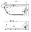 Акриловая ванна Gemy G9227 E 165x80 R