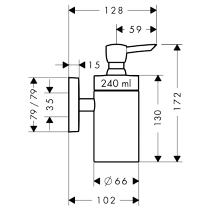 Дозатор Hansgrohe PuraVida 41503000