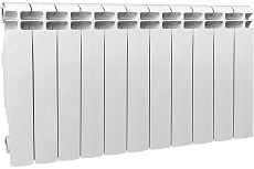 Радиатор алюминиевый Теплоприбор с межосевым расстоянием 350мм, 11 секций AR1-350/11