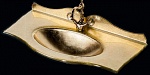Раковина Caprigo OW15-11014-G 100 см золото