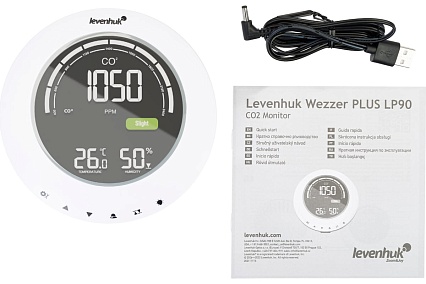 Детектор углекислого газа Levenhuk Wezzer PLUS LP90 78899