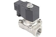 Электромагнитный клапан DN.ru соленоидный двухходовой VS2W-201V-NC Ду20 Ру7 24В DC D130-01037