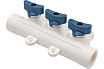 Коллектор с шаровым краном RTP универсальный PPR 25x20/3 28198