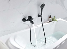 Смеситель для ванны Aquatek Европа AQ1349MB черный матовый