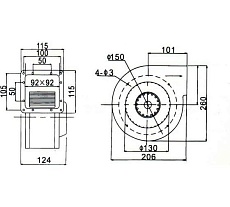 Вентилятор-улитка AIR-SC DF-140 4687202295425