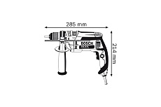Ударная дрель Bosch GSB 16 RE + набор оснастки 0615990L2N