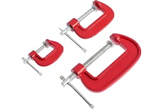 Набор G-образных струбцин ЛОМ 1&quot;-2&quot;-3&quot;/25-50-75 мм, 3 шт. 1818184