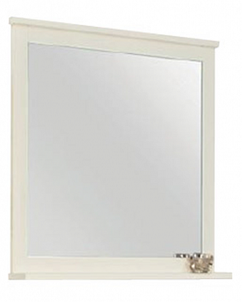 Зеркало Акватон Леон 65 с полочкой, дуб белый