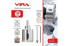 Коронка алмазная по керамике 38 мм VIRA 559505