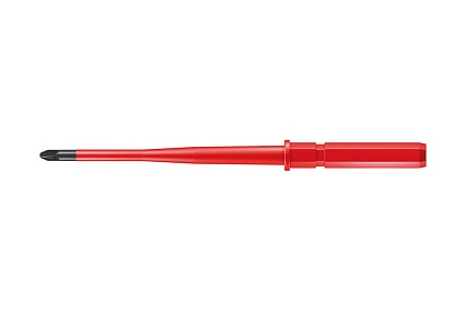 Сменная тонкая отвёртка WERA Kraftform Kompakt VDE 65 iS PZ/S PlusMinus PZ/S 2x154 мм WE-003448