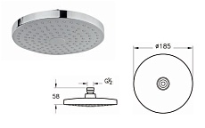 Верхний душ Vitra Rain A45633EXP