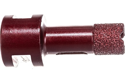 Коронка алмазная вакуумная по камню D16-15W-40L-M14 (16х40 мм; М14) Messer 06-35-016