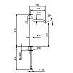 Смеситель для раковины Fantini Nostromo Small 50 13 G906WF черный матовый