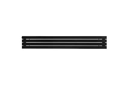 Горизонтальный радиатор c боковым подключением ARBIOLA Liner Gorizont H 1200-36-06 секции GHWN, RAL 9005 матовый черный 258141
