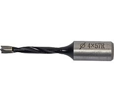 Сверло присадочное усиленное "глухое" (4x57.5 мм; S=10 мм; RH) ROTIS 412.0457R