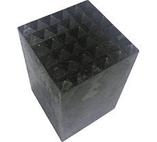 Головка сменная бучарды №7, 25 насечек Пневмо-Трейд ГБ-35х35-25-7