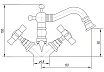 Смеситель для биде Migliore Princeton ML.PRN-844.DO золото