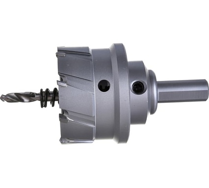 Коронка по металлу HM (55х28 мм; хвостовик 13 мм; комплект) D.BOR HS-HM-28-055-T