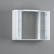 Зеркальный шкаф RedBlu by damixa Palace One 85 см, белый