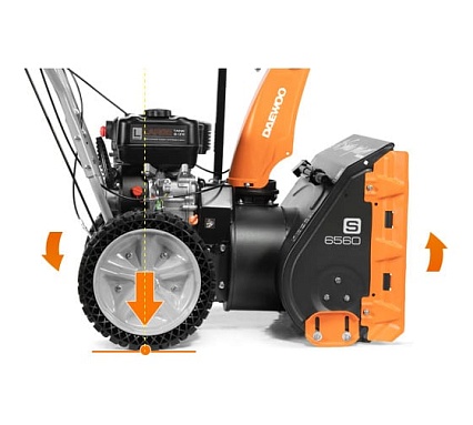 Бензиновый снегоуборщик DeWorks S 6560 DeWORKS